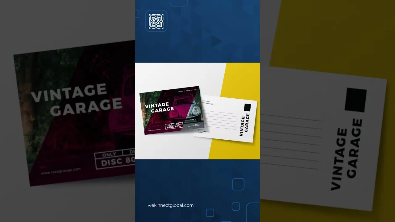 Graphic Design Services Postcard