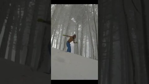 Snowboarding Shirtless 🥶🏂