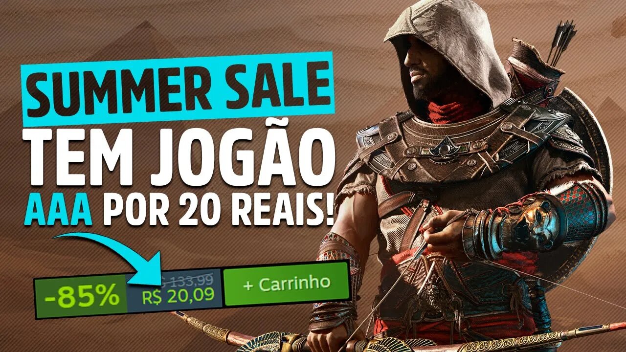 CORRE! TEM JOGO GRÁTIS e AAA por 20 reais na STEAM SUMMER SALE