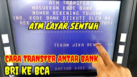 CARA TRANFER UANG ANTAR BANK ~ BRI KE BCA