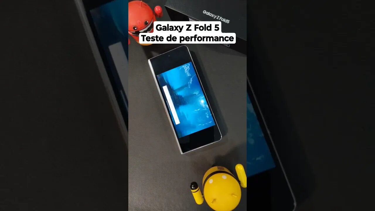 Samsung Galaxy Z Fold 5 é potente!? #galaxyzfold5 #galaxyunpacked #shorts