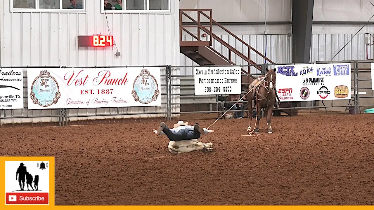 Tie-down Roping 2nd Go - Story Vest Memorial Calf Roping 2023