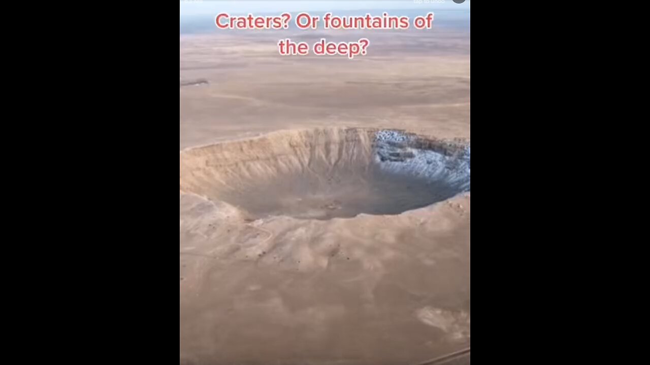 Giant craters are not formed due to "asteroid impacts." Instead, they are actually integral parts of