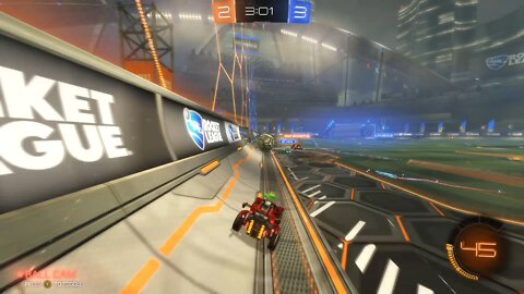 Rocket League: Intercepting and Scoring