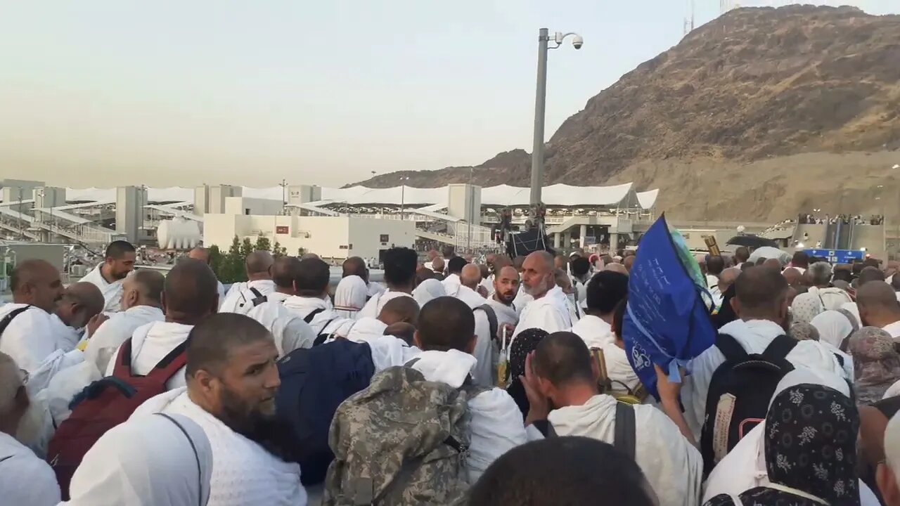 Hajj Day 3: Muzdalifah train station #muzdalifah #hajj