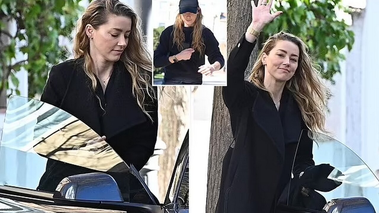 "Amber Heard's Pregnancy Glow in Madrid"