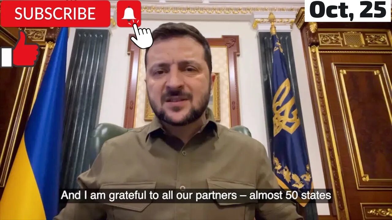 Vladimir Zelensky Explanations October 25, 2022 (Subtitle)