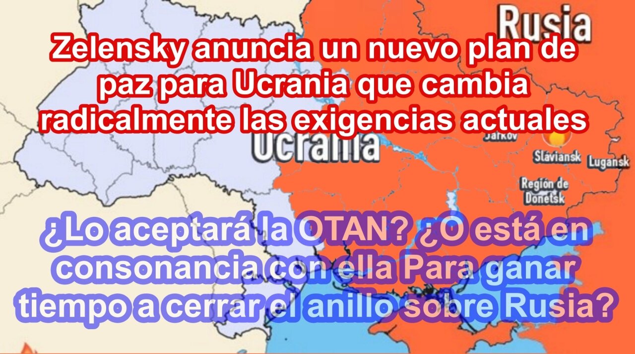 Zelensky anuncia un plan de paz ¿Sin la OTAN? que preservaría la salida al mar y Kiev como capital