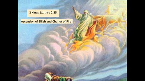 Rapture of Elijah and The Chariot of Fire