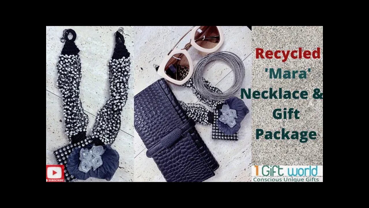 How to make this Unique 'Mara' Necklace with Recycled Materials