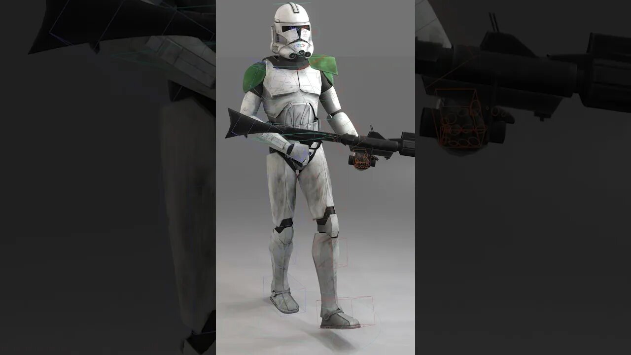 Slick Clone trooper be Jiving #3danimation #starwars #clonewars #theclonewars