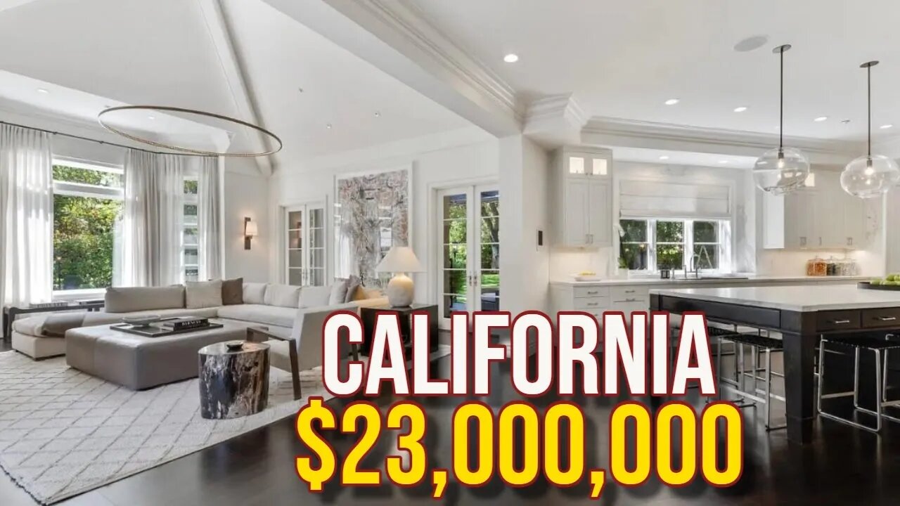 Touring $23,000,000 California Mega Mansion