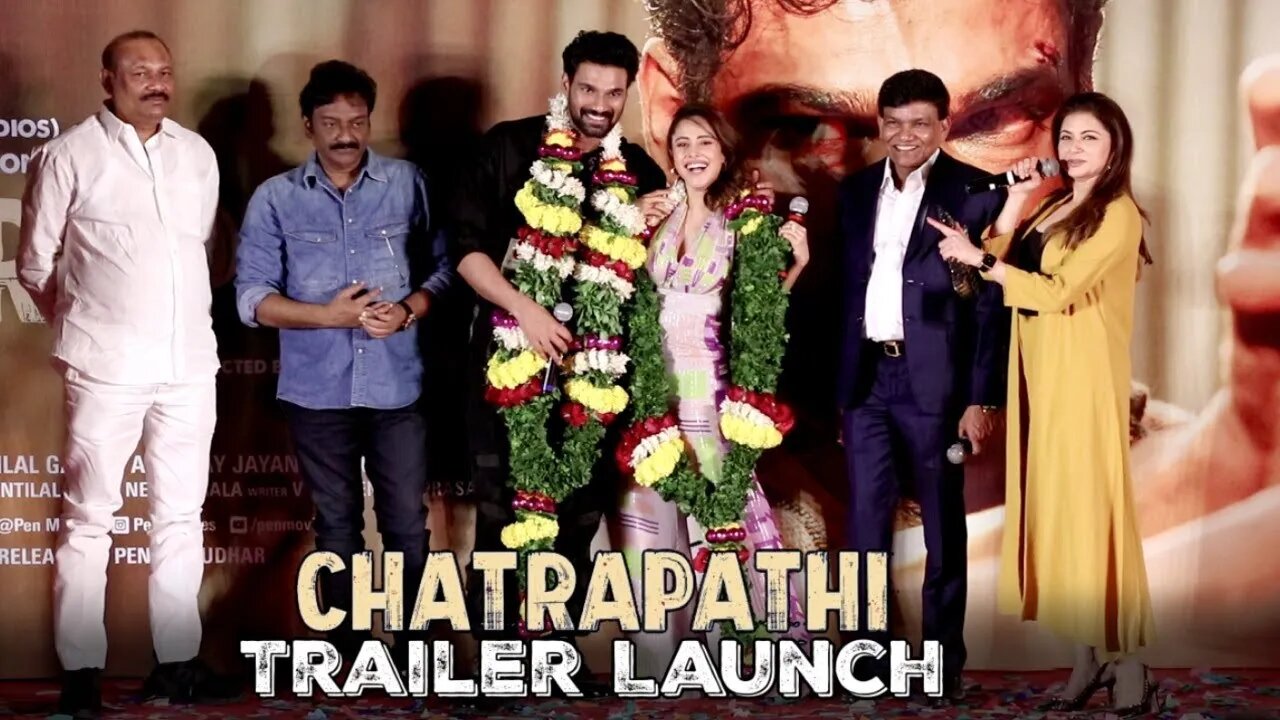 UNCUT - Chatrapathi Official Trailer Launch | Bellamkonda Sai Sreenivas, Nushrat Bharucha, Bhagyas..