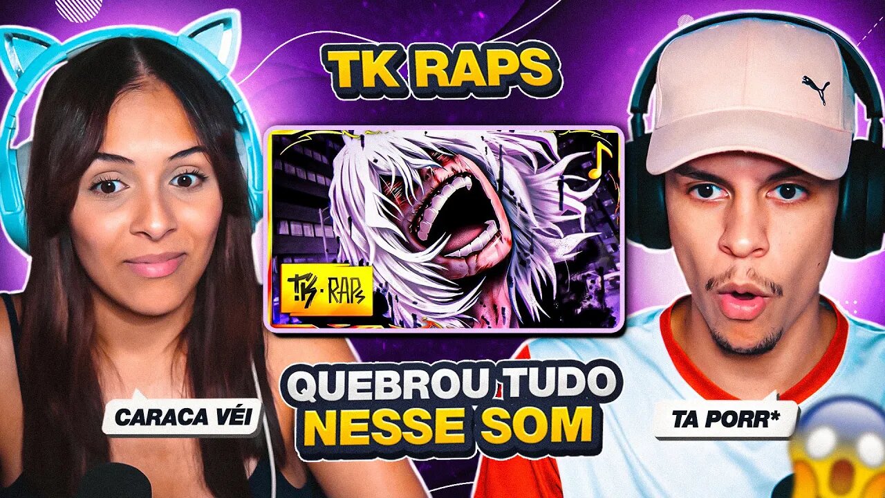 TK RAPS - Shigaraki Tomura - O Símbolo do Mal (Boku no Hero) | [React em Casal] 🔥