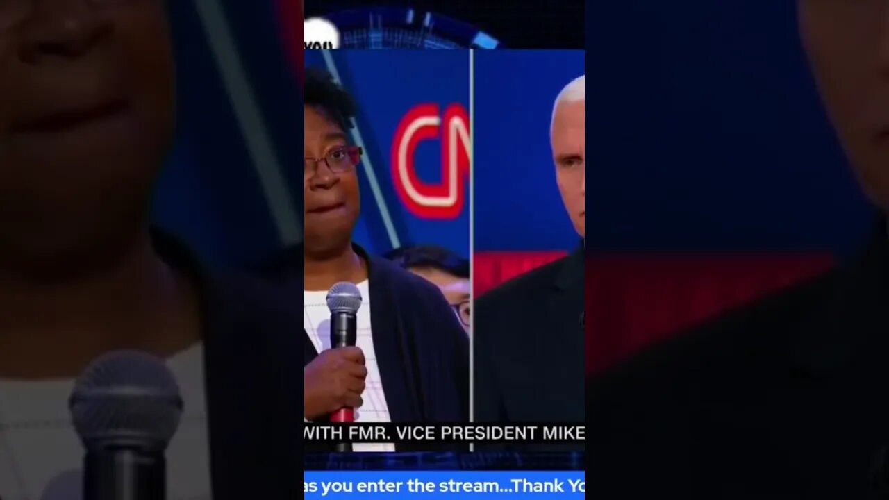 Pence was uncomfortable
