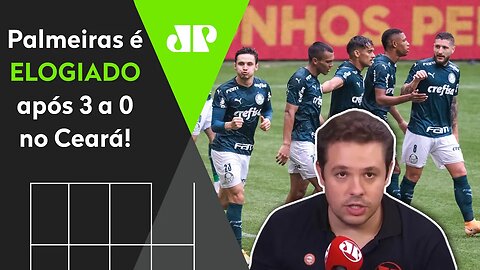 "O Palmeiras de Abel Ferreira É INTENSO!" Verdão faz 3 a 0 no Ceará e é ELOGIADO!