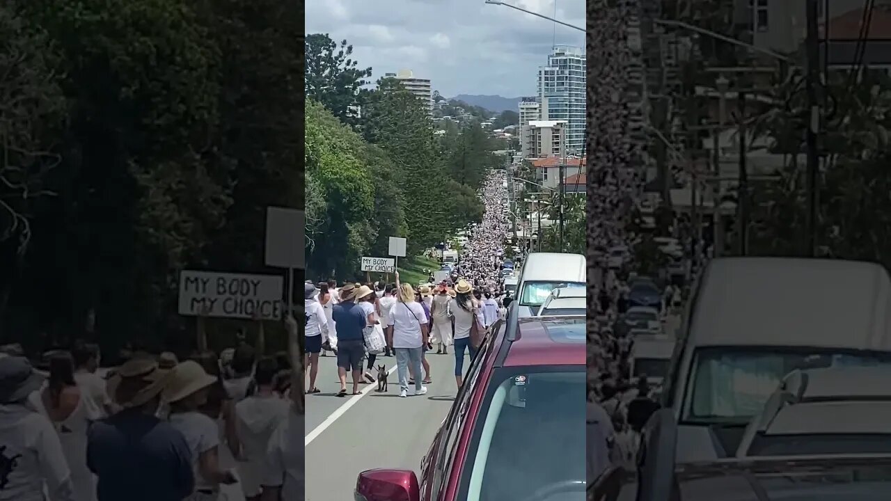 Massive Turnout For Australian Protest Against Mandates - 10,000+ People!