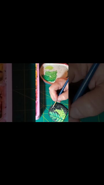 Gouache on clay #clayart