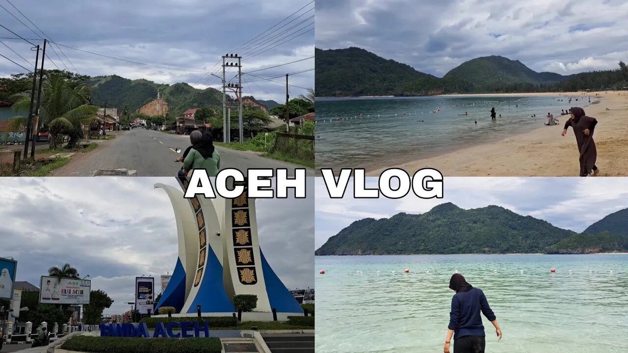 ACEH VLOG : Couple travelling || wisata pantai lampuuk.