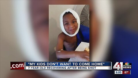 7-year-old recovering after being shot