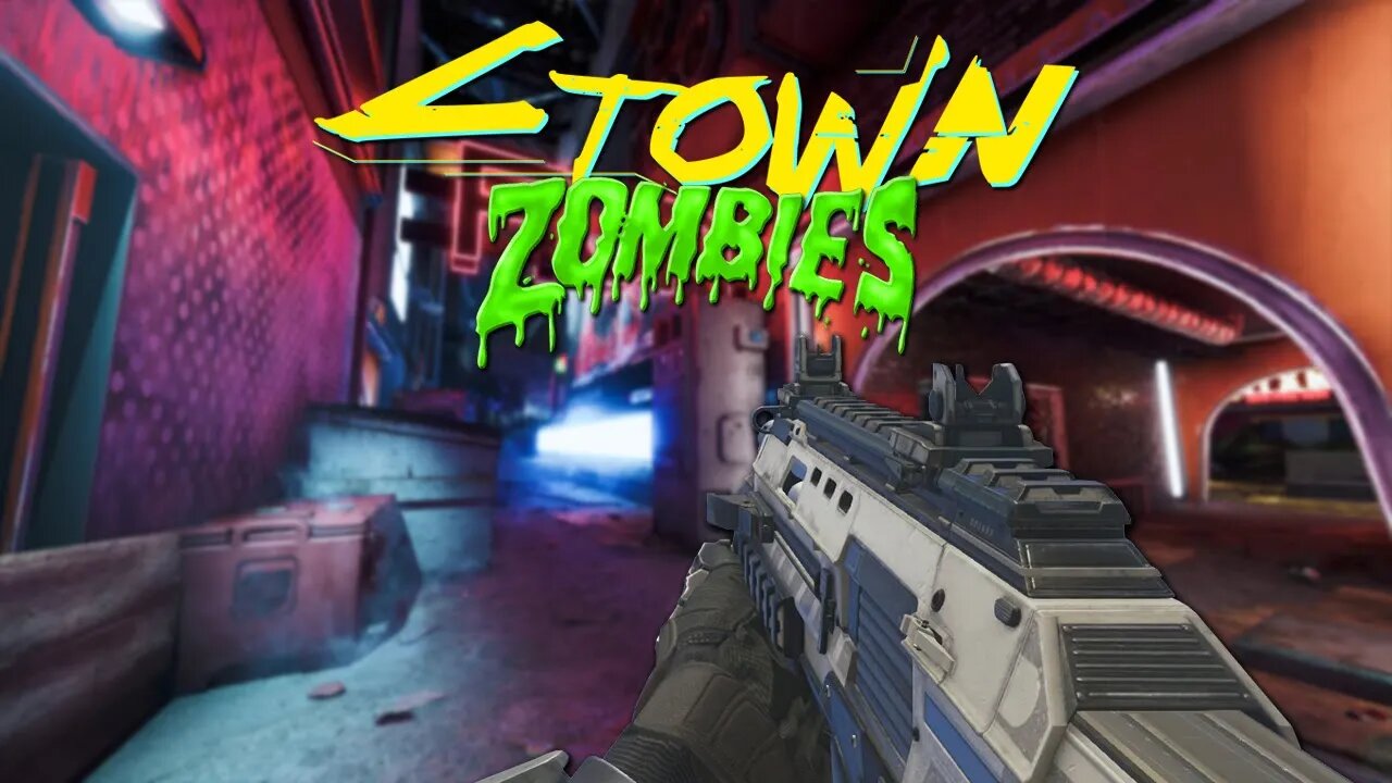 Cyberpunk Town Full Easter Egg - Black Ops Zombies