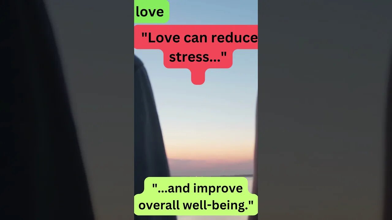 "Love and Stress Reduction: The Healing Power of Love"