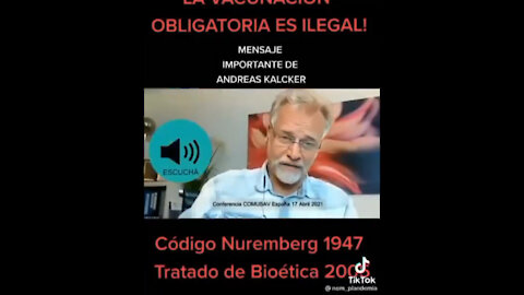 La vacunación obligatoria es ilegal.