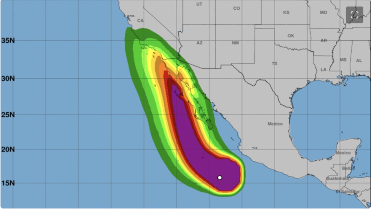 Hurricane Hilary Now a CAT. 4, Possibility of Becoming CAT. 5?