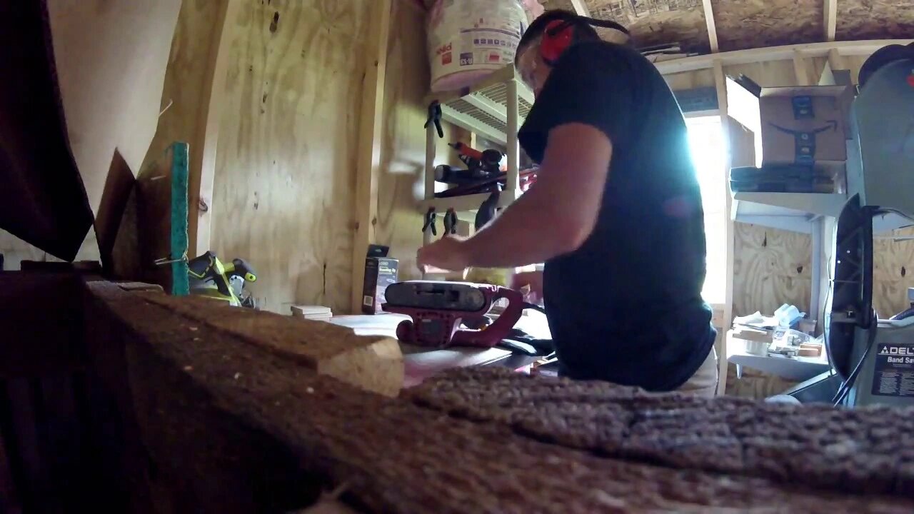 Working In The Fully Off Grid Wood Shop All Day