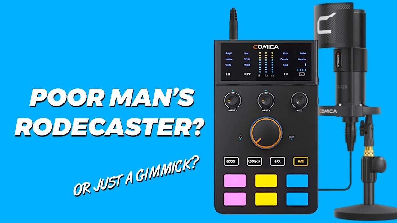 🔊Comica ADCaster Sound Card + Microphone Review🎤