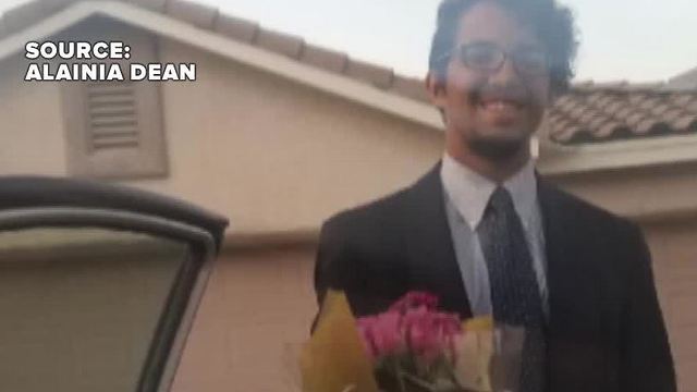 Neighbors rally around high school student in Las Vegas after thieves try to ruin his homecoming