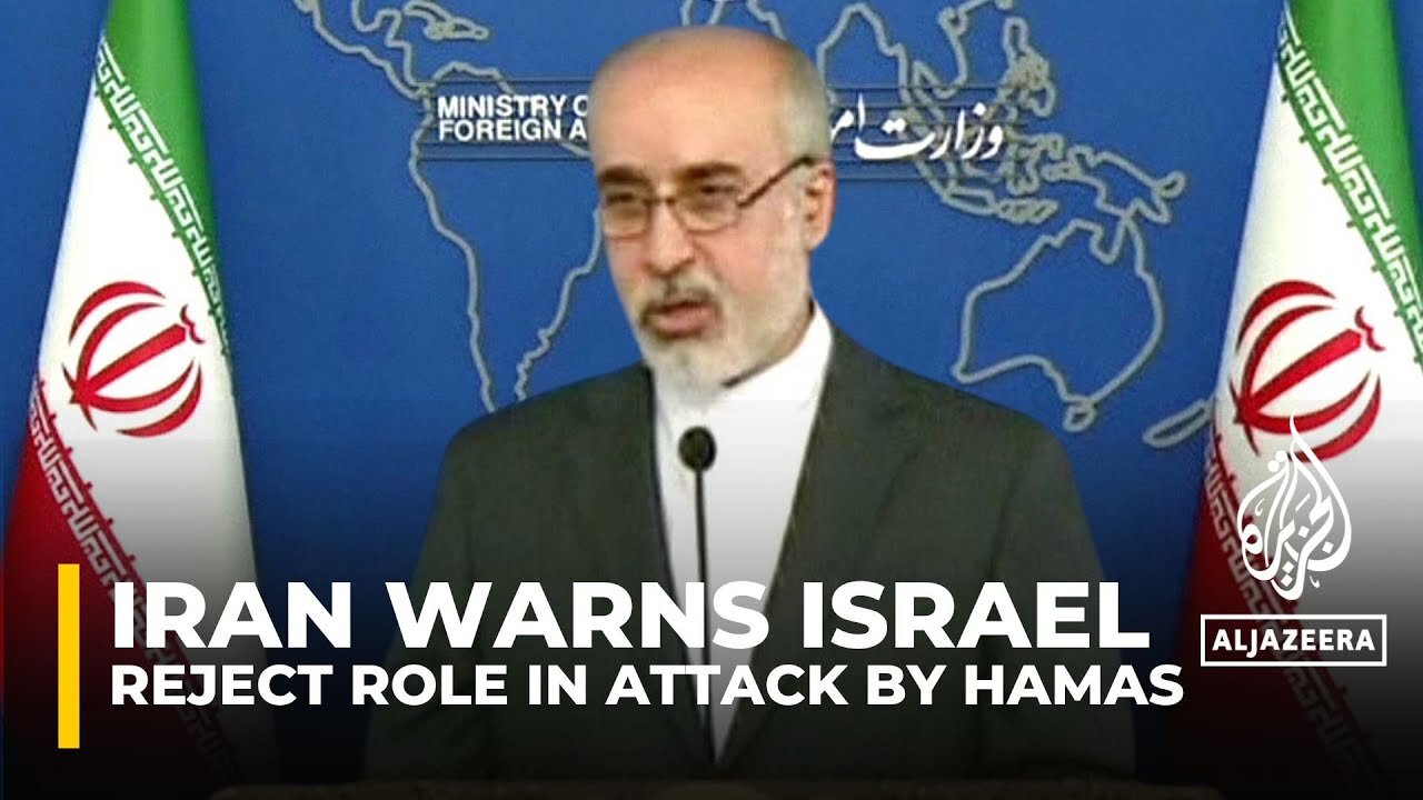 Iran has rejected allegations it had a role in the assault on Israel by Hamas.