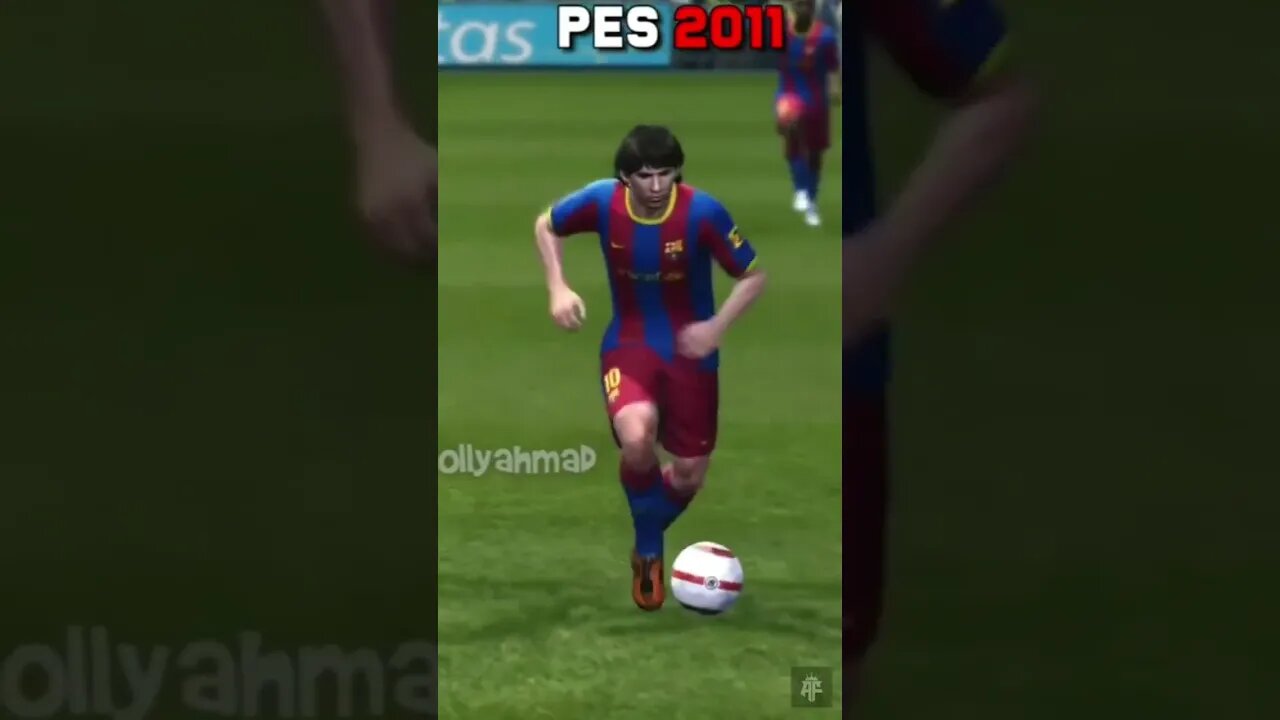 Messi PES evolution