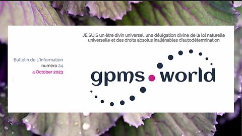 Gpms.world Newsletter-French, October 4, 2023