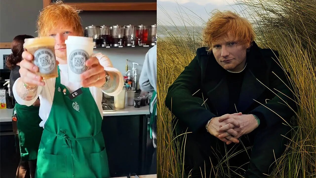 Ed Sheeran works at Starbucks in Seattle