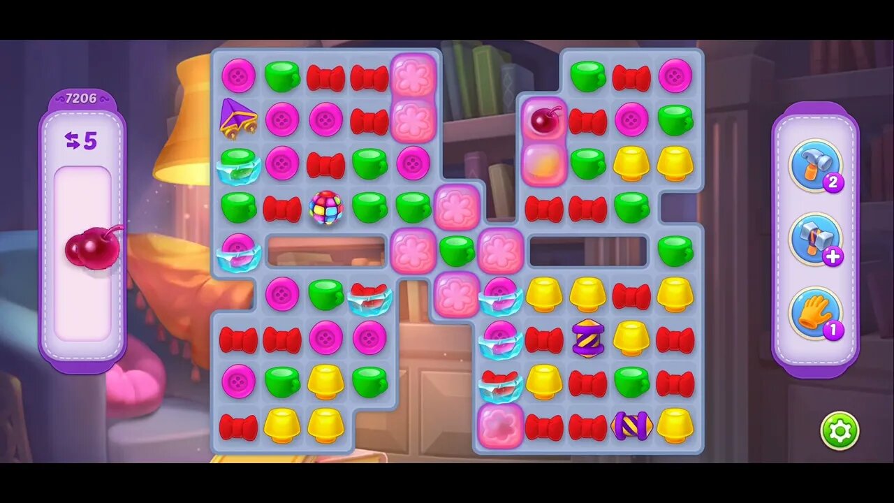 Playrix Homescapes Gameplay Walkthrough Level 7206