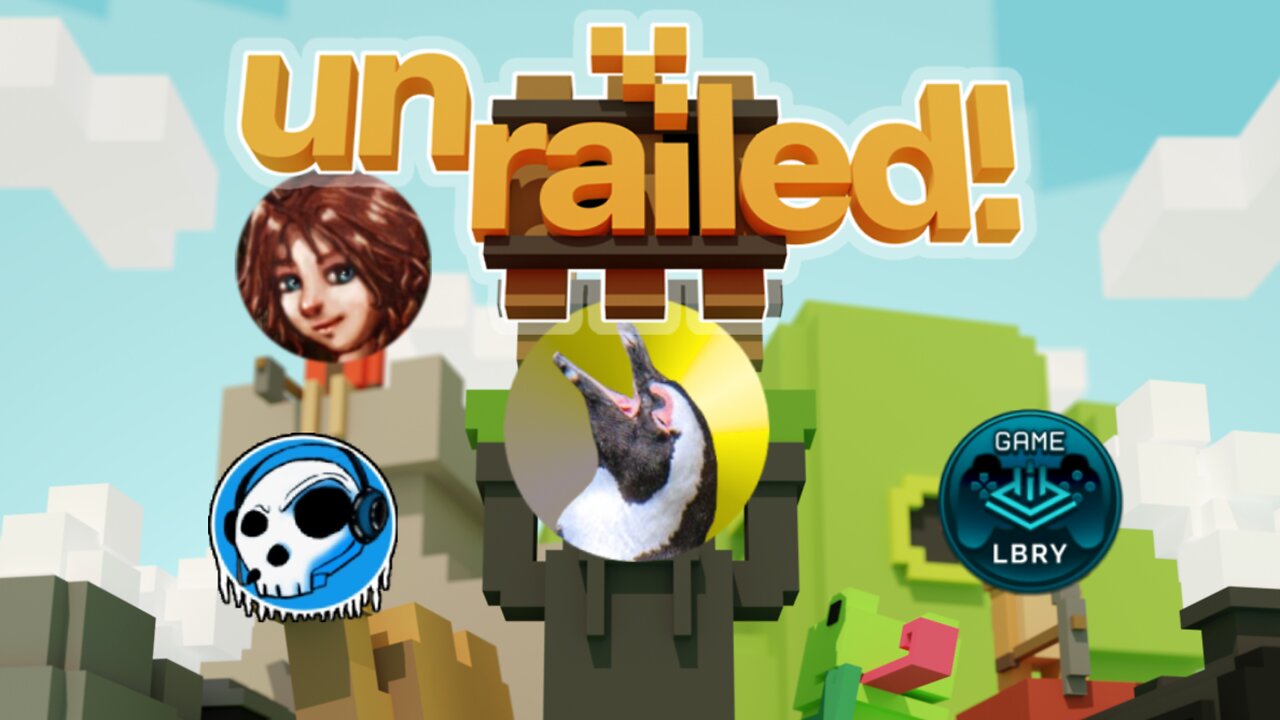 LBRY Community Gaming - Unrailed! With ColdBane and Lilly