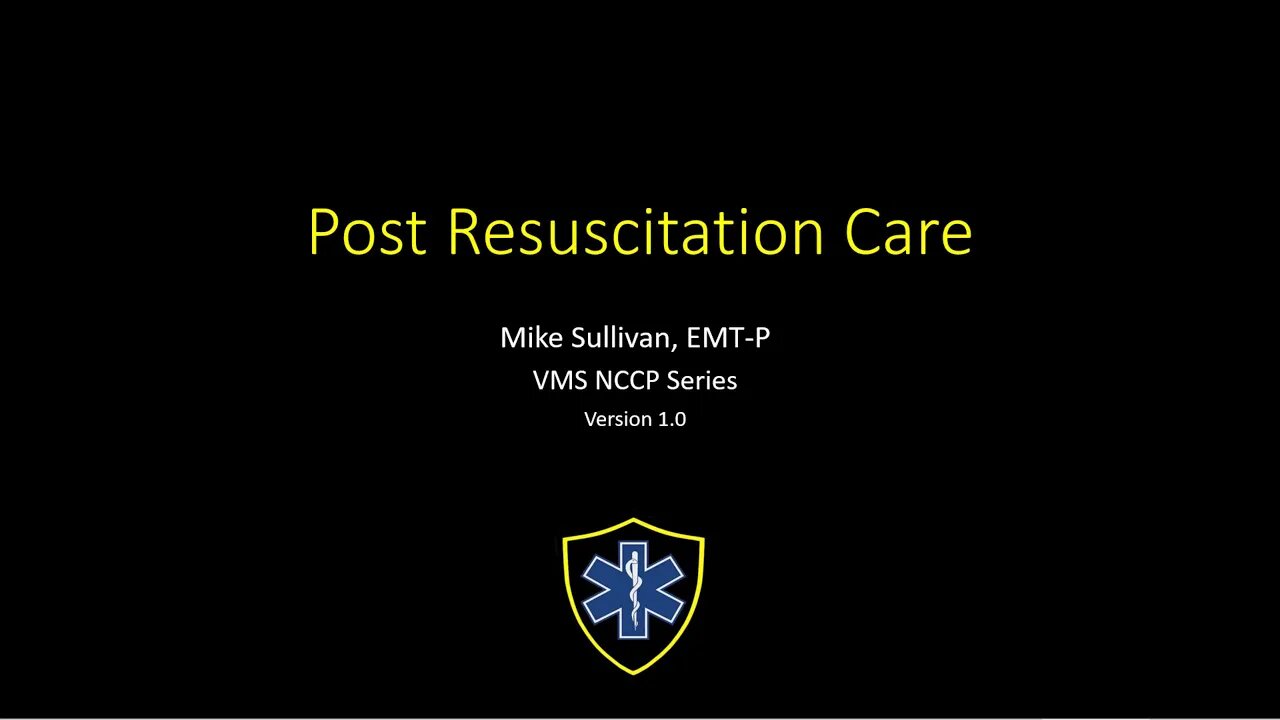 Post Resuscitation Care