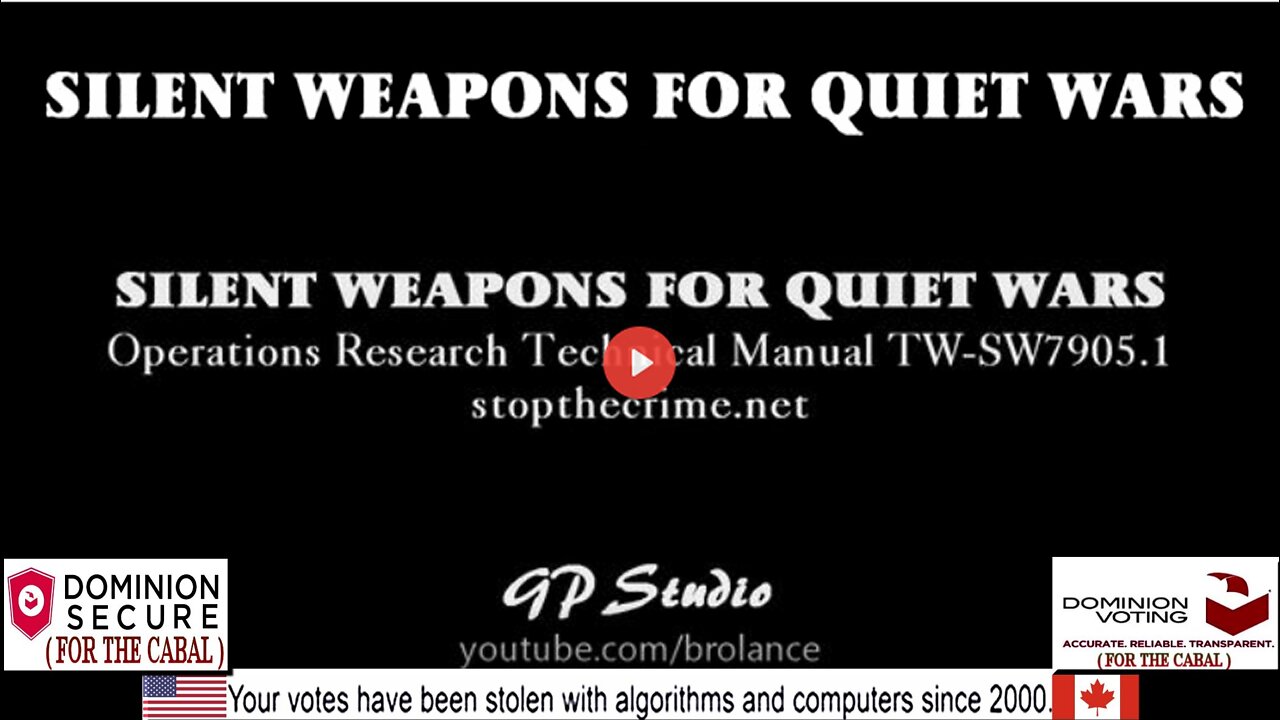 Silent Weapons for quiet Wars