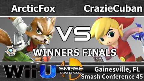 ArcticFox (Fox) vs. CrazieCuban (Toon Link) - SSB4 Winners Finals - SC45