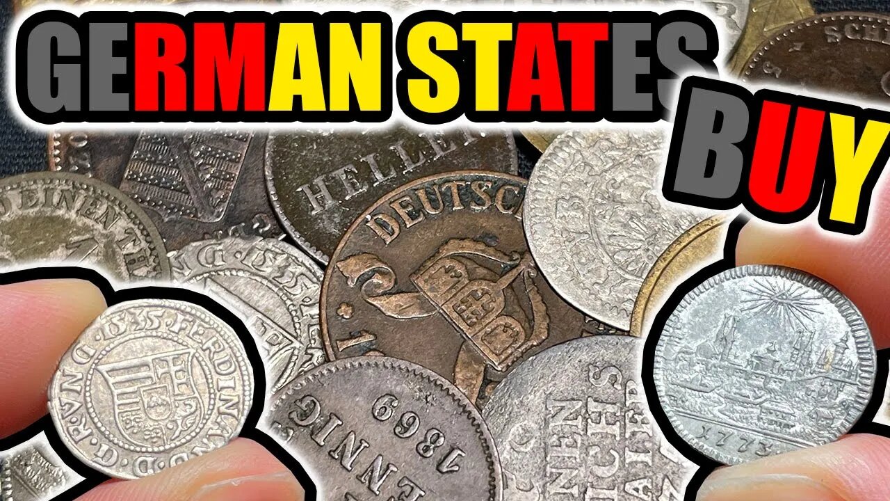 I Bought A German States & Territories Coin Collection + Unboxed It - Some Super Old Finds!!