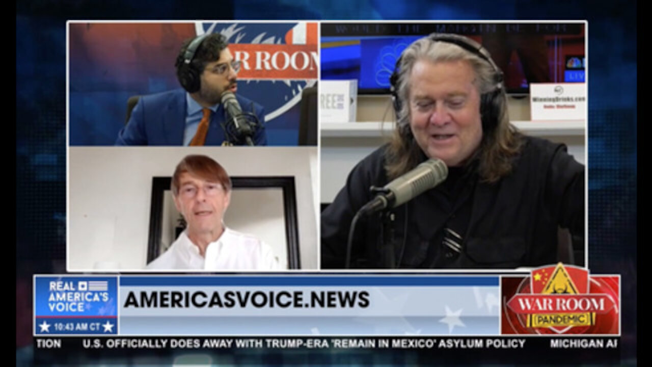 Steve Bannon interviews Dr. Yeadon: Lock Downs Were Based on Lie of Asymptomatic Spread
