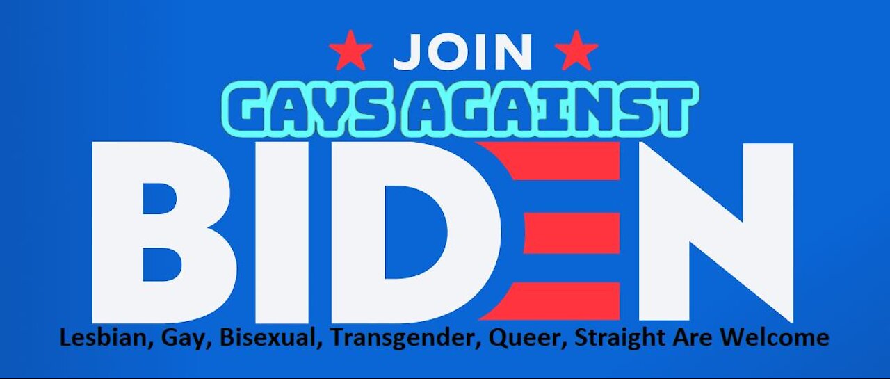 Gays Against Biden We Are the #Resistance Now