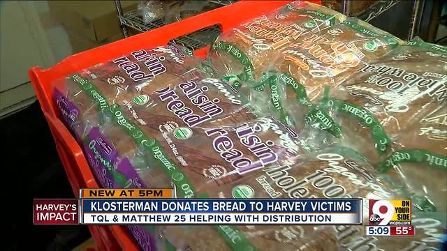 Klosterman Baking Company Teams Up to Help Harvey Victims