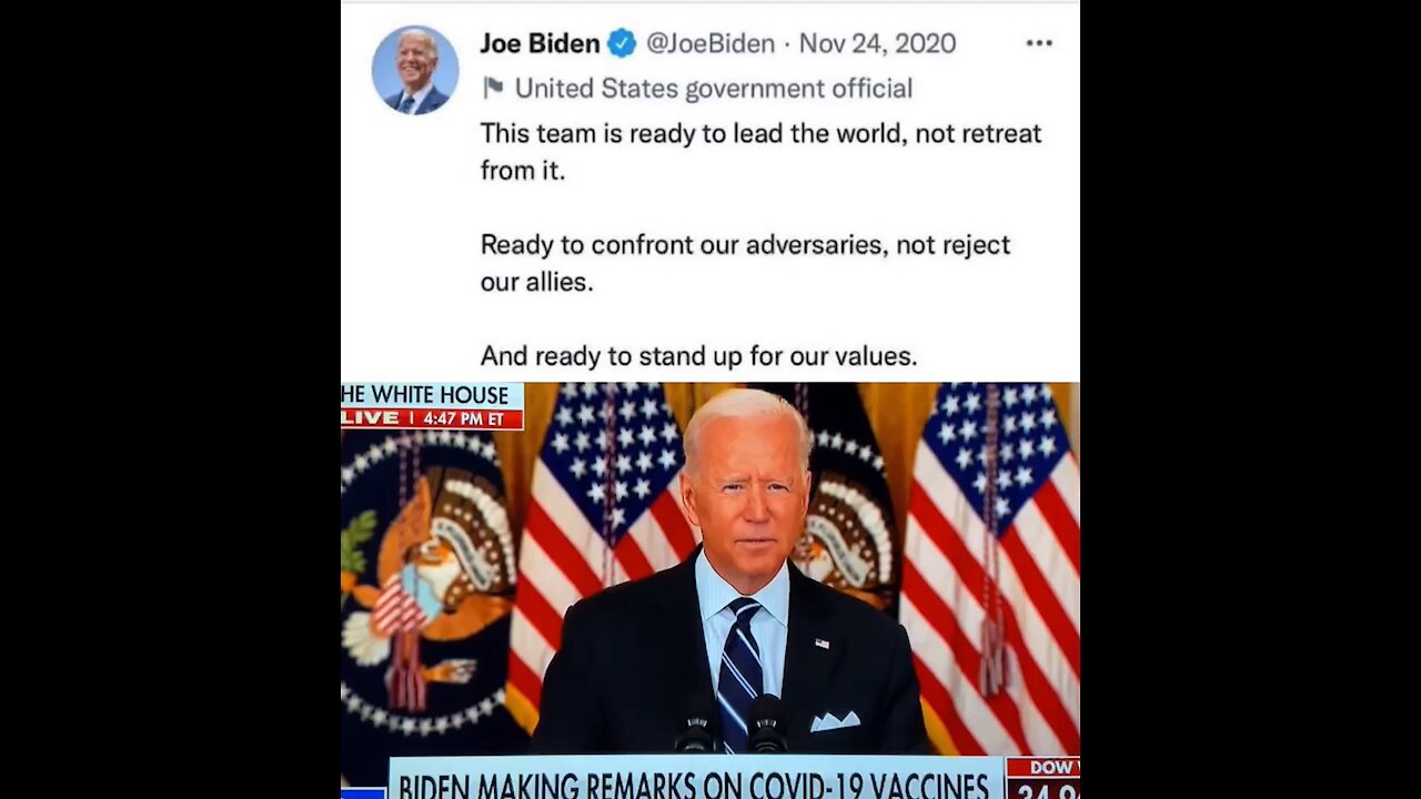 Biden running away from the press