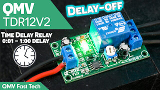 QMV TDR12V2 Time Delay-Off Relay - 0 to 60 Seconds