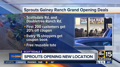 Sprouts celebrates grand opening with coupons