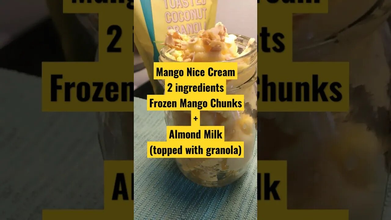 Mango Nice Cream *easy to make*