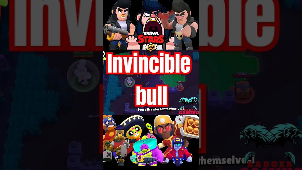 Brawl stars invincible bull : This Was Unexpected!! #brawlstars #invincible #bull #shorts #viral