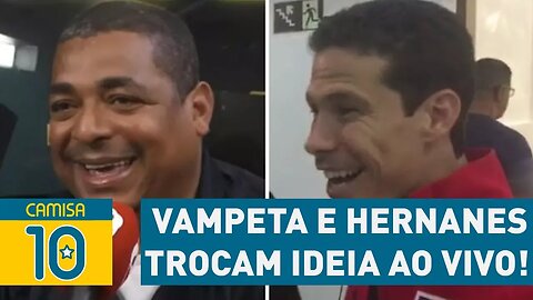 Que RESENHA! VAMPETA e HERNANES trocam ideia ao vivo!